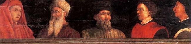 UCCELLO, Paolo Five Famous Men Spain oil painting art